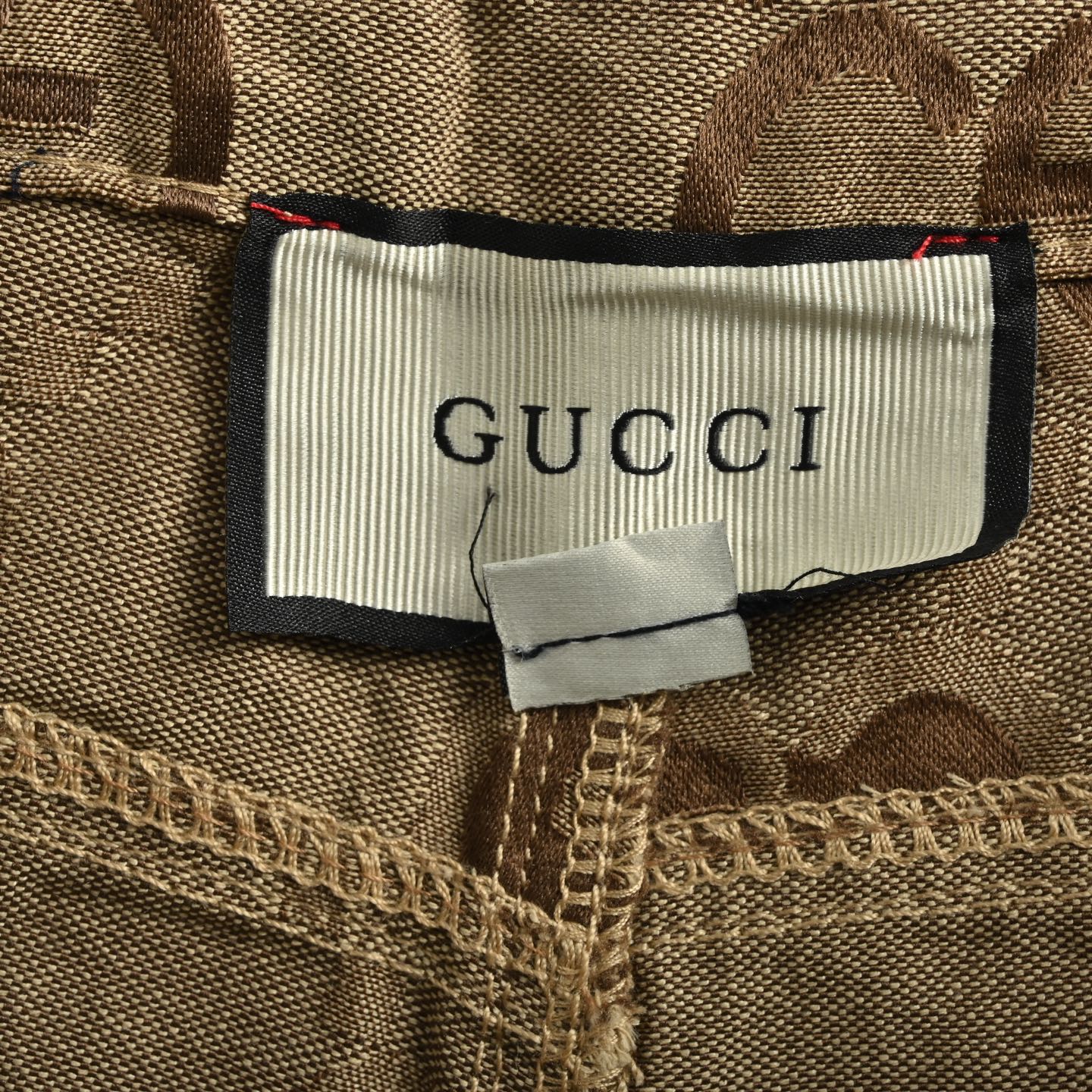 Gucci all over print jacquard straight shorts
