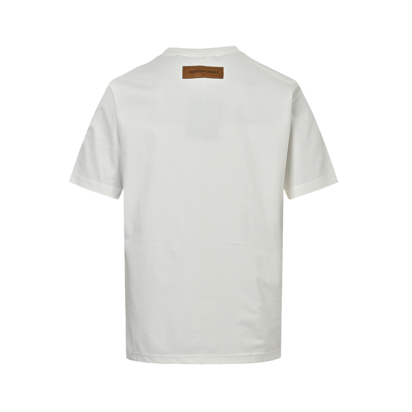 Louis Vuitton 25ss letter graffiti hand-painted print short sleeve