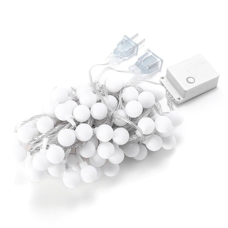 LED frosted small ball light string bulb decorative light small white ball