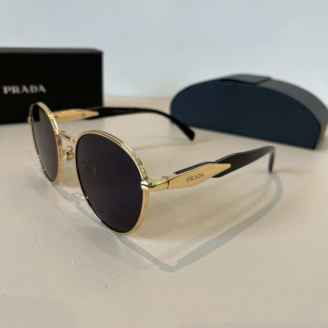 Prada round frame sunglasses