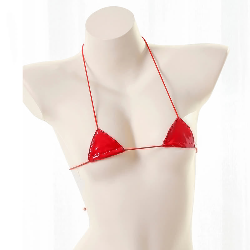 Sexy Lace Up Bikini Lingerie Set