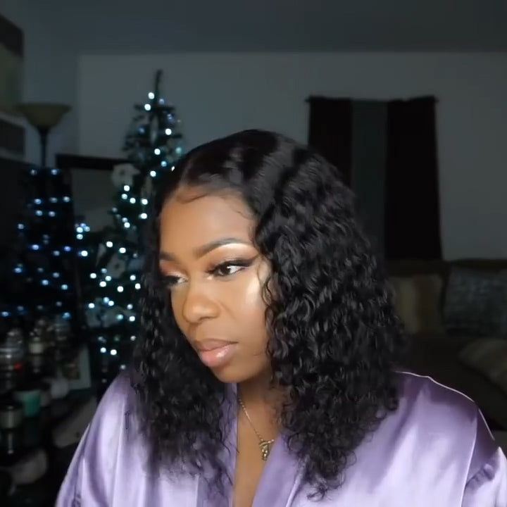 New Natural Pre Plucked Curly Wig