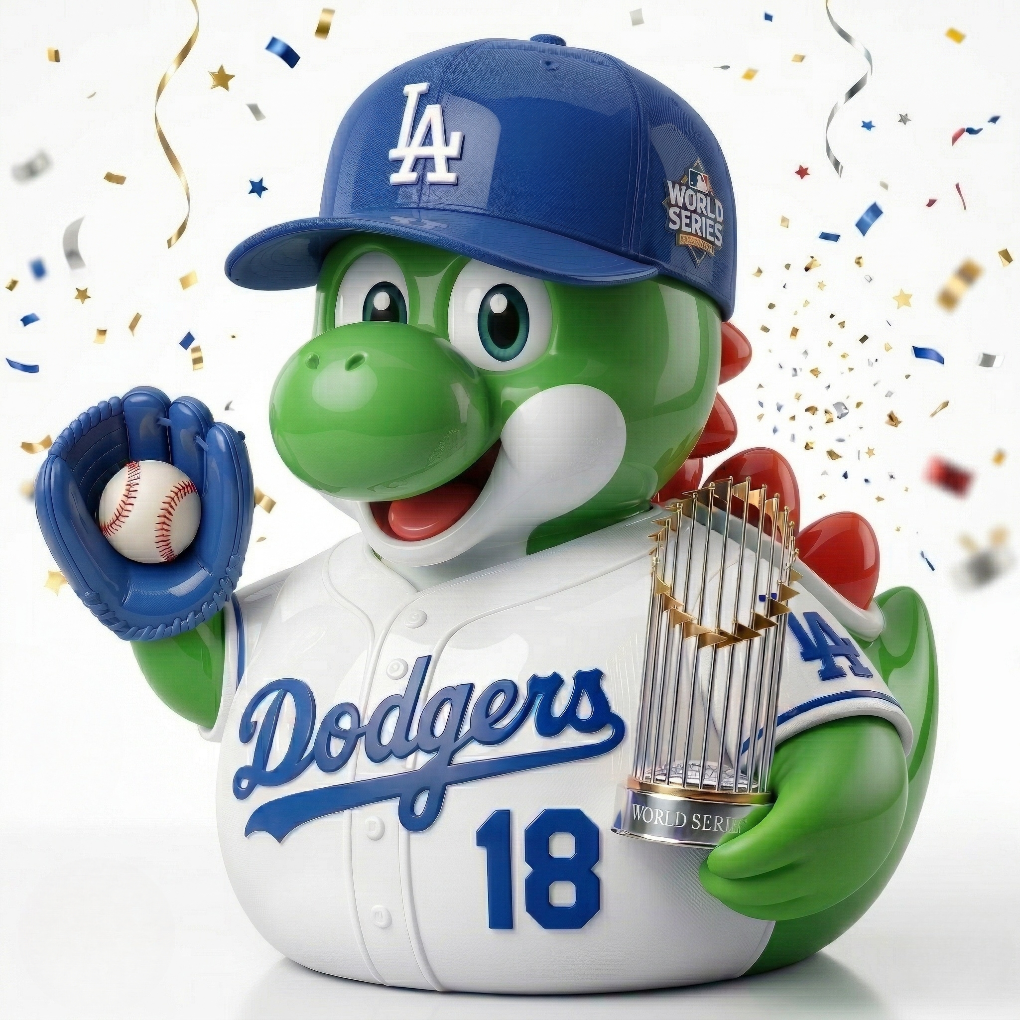 Yoshi – Los Angeles Dodgers World Series Champions 2025 Collector duck