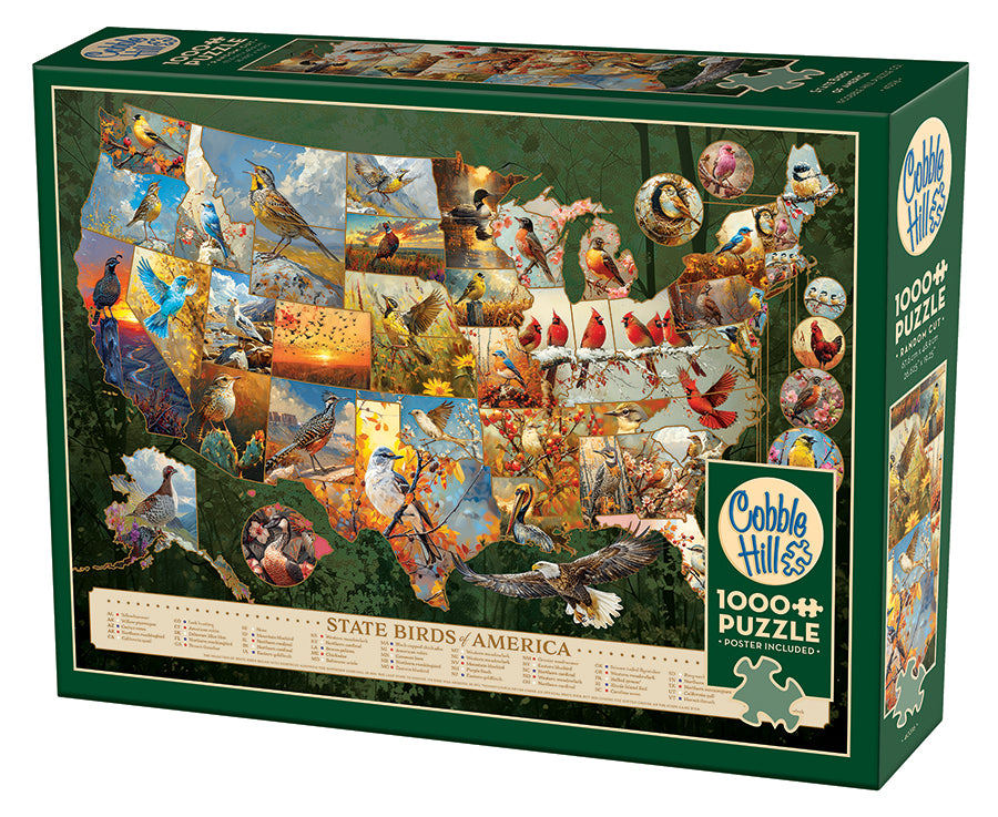 State Birds of America | 1000 Piece | AI Assistance
