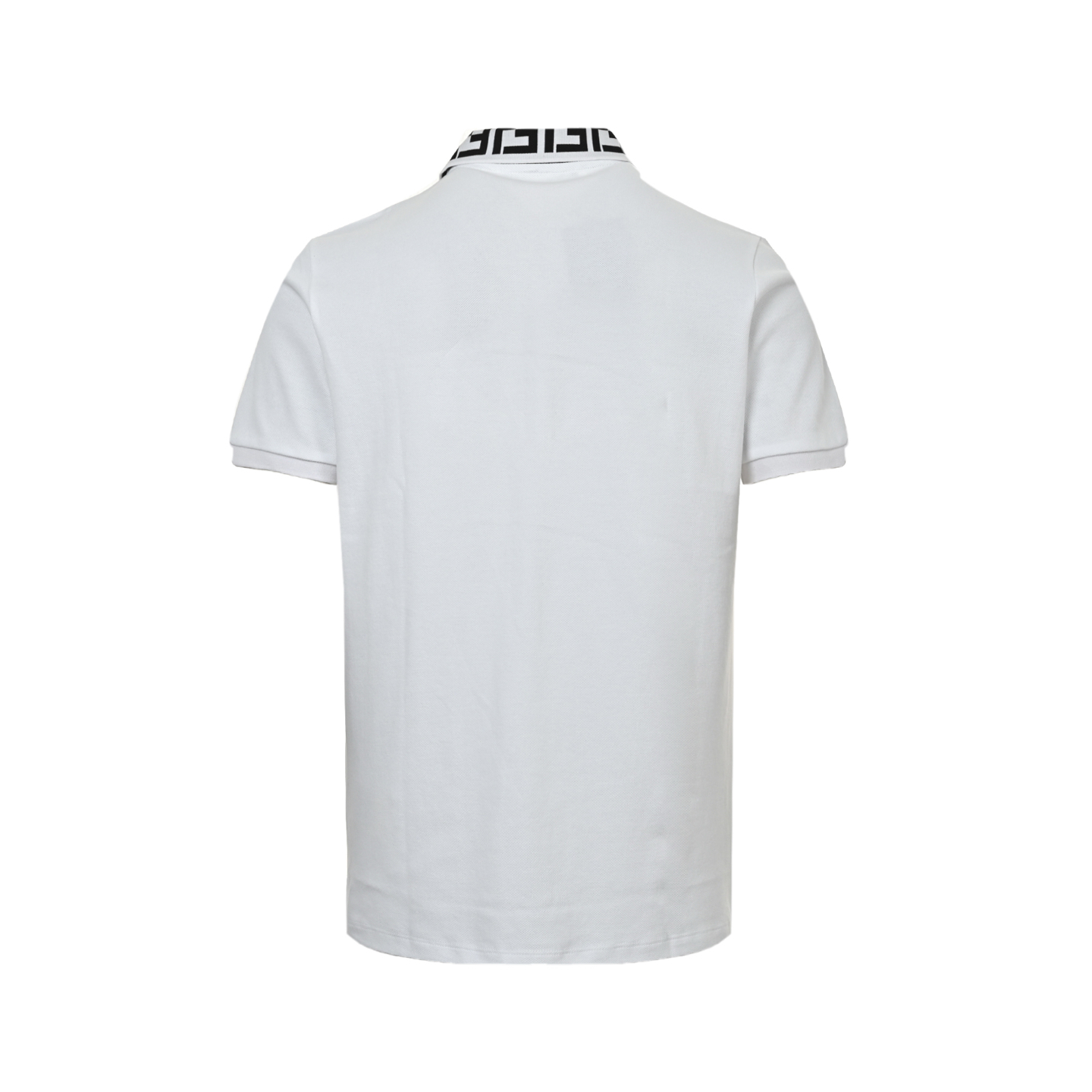Fendi Double F neckline chest embroidered letters Polo short sleeve