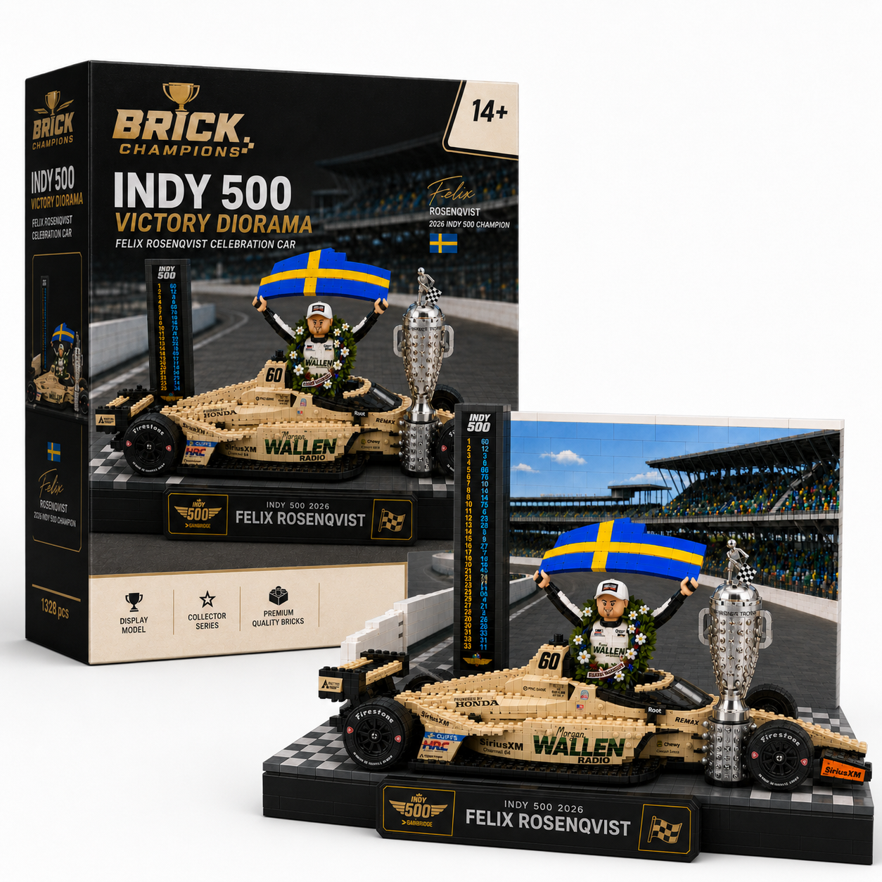 🏆Indy 500 2026 🏎 The Champion Glory Diorama