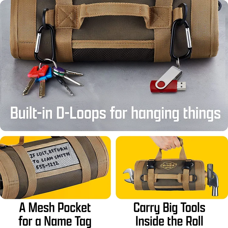 (🔥Last Day Promotion-SAVE 50% OFF)🔨Tool Roll Bag Organizers🔥BUY 2 GET FREE SHIPPING