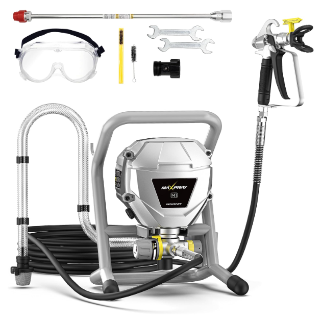 InoKraft Airless Paint Sprayer High Efficiency Thinning Free Minimal Overspray