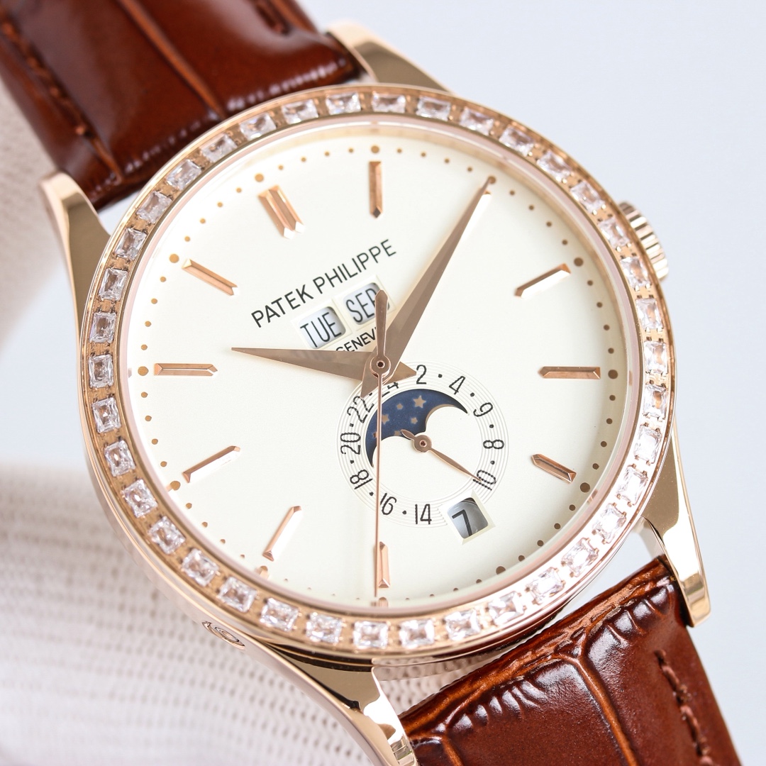 Patek Philippe Complex Function Timepiece Swarovski Baguette Diamond Edition