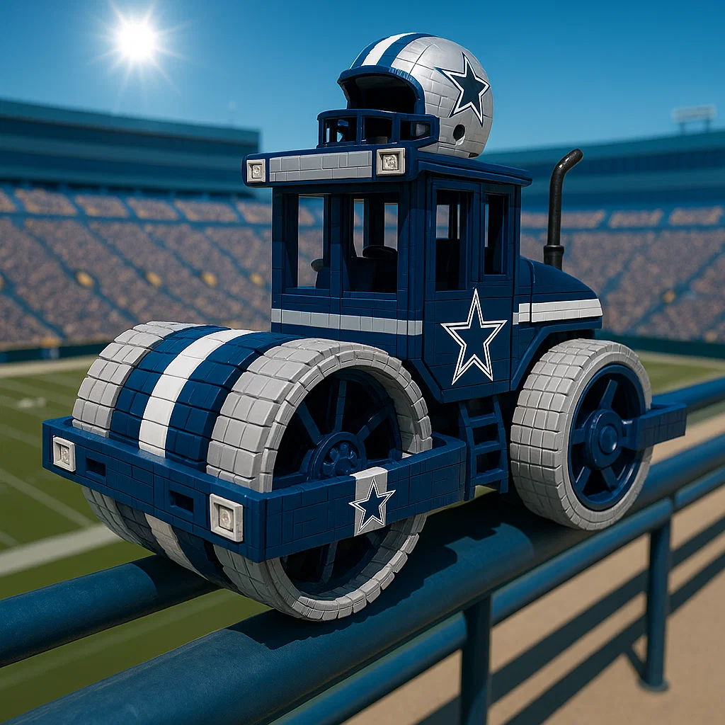 Football Team Roller Building Blocks