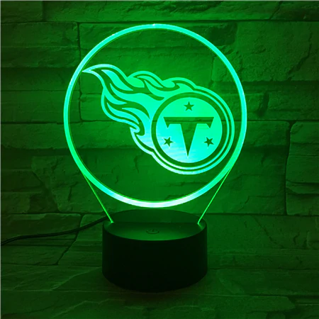 TENNESSEE TITANS 3D LED LIGHT LAMP
