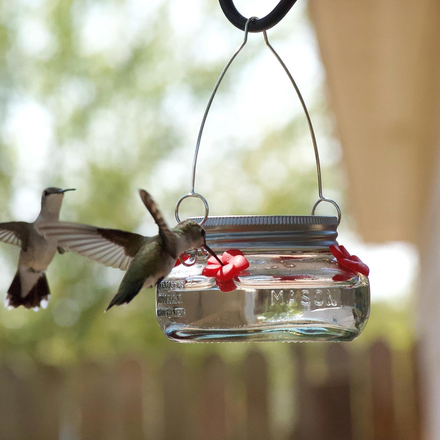 🔥Last Day Sale 50% OFF💥Beautiful Mason JarHummingbird Feeder