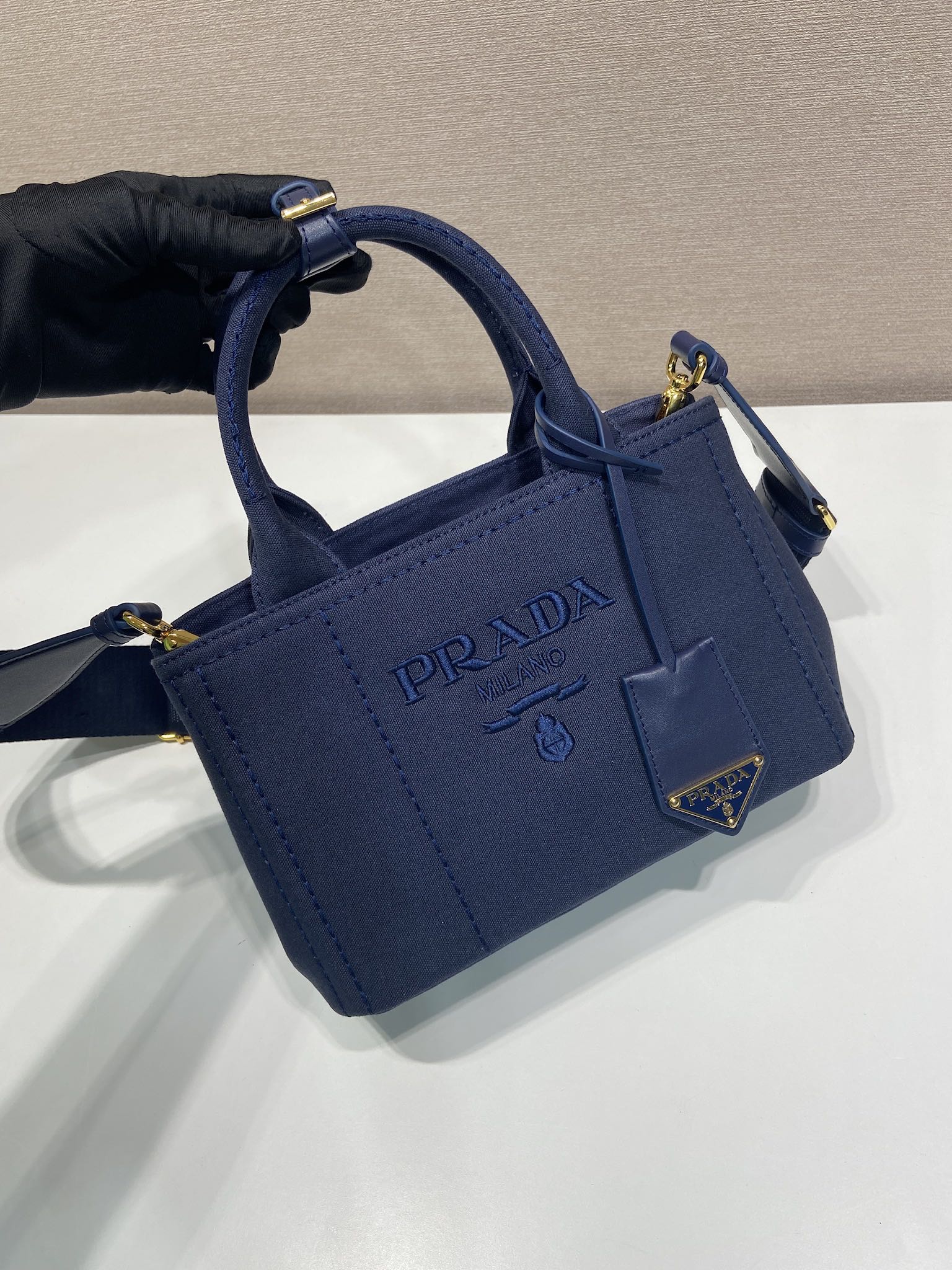 Prada Canvas Mini Bag 1BA038