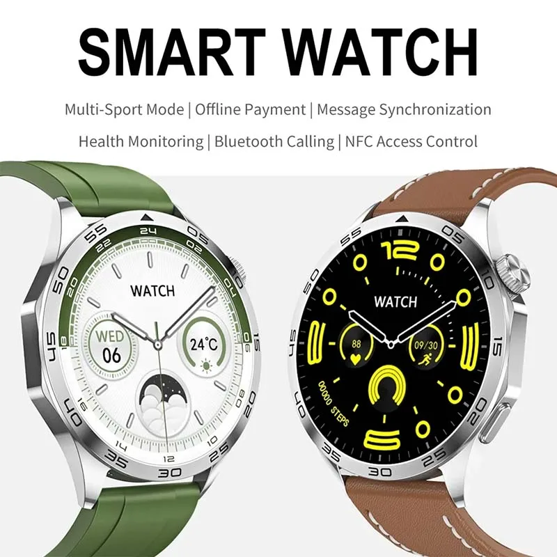 New Men's smartwatch HD Bluetooth Talk 1.43-inch full screen touch AMOLED 330Mah battery Wireless charging women's smartwatch