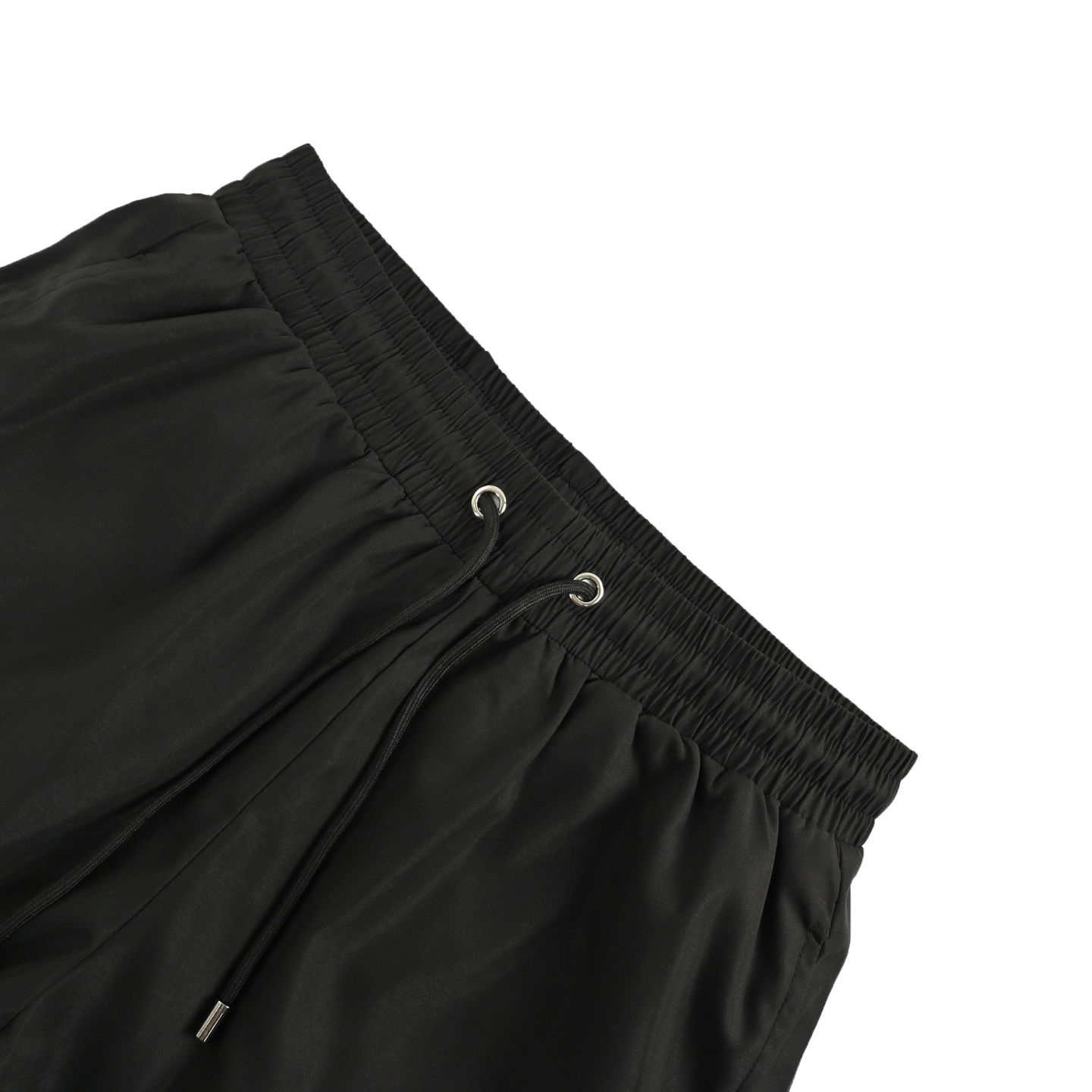 Balenciaga 25ss lock-embroidered beach shorts