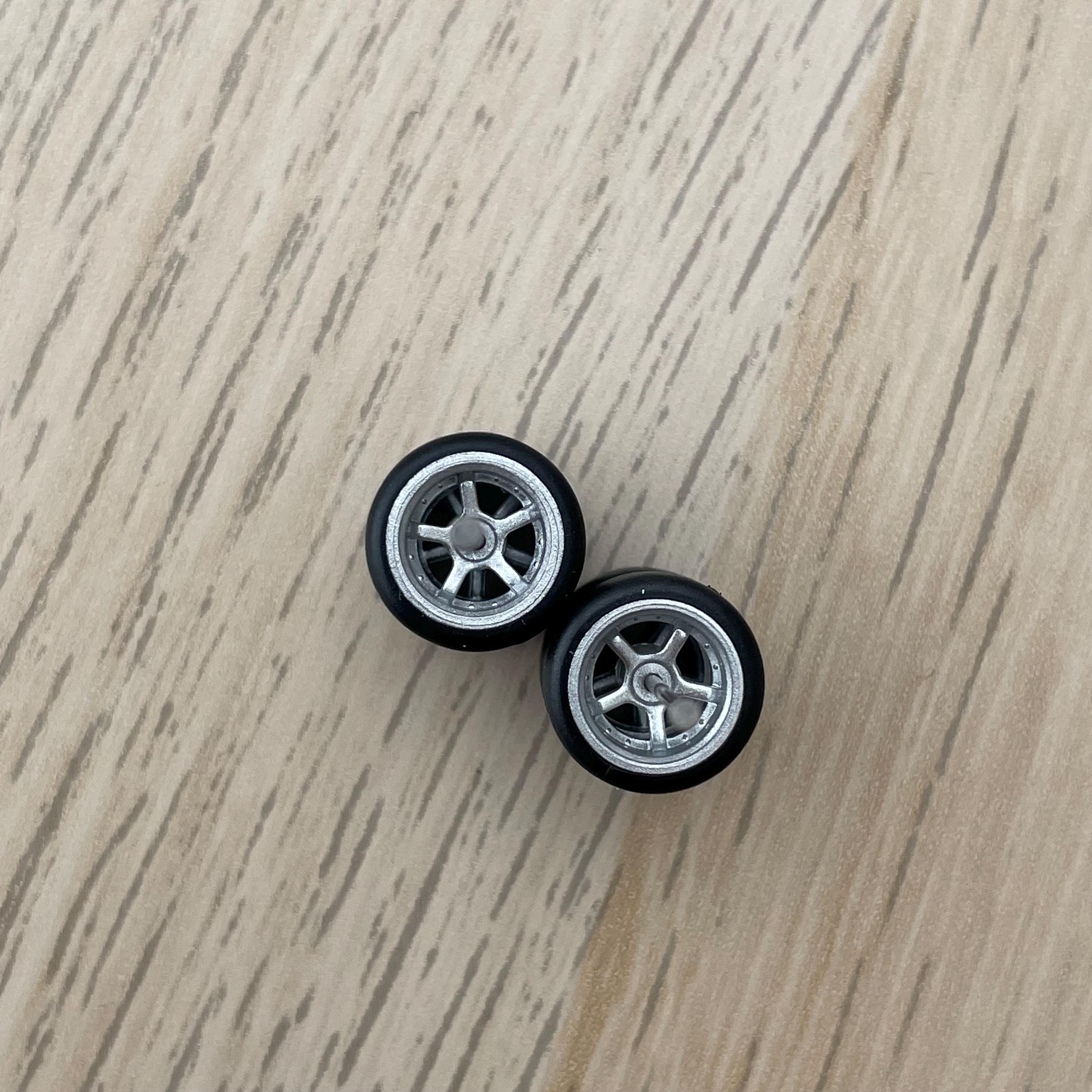 Hotwheels Rims Custom Wheels 1/64 Rubber tires
