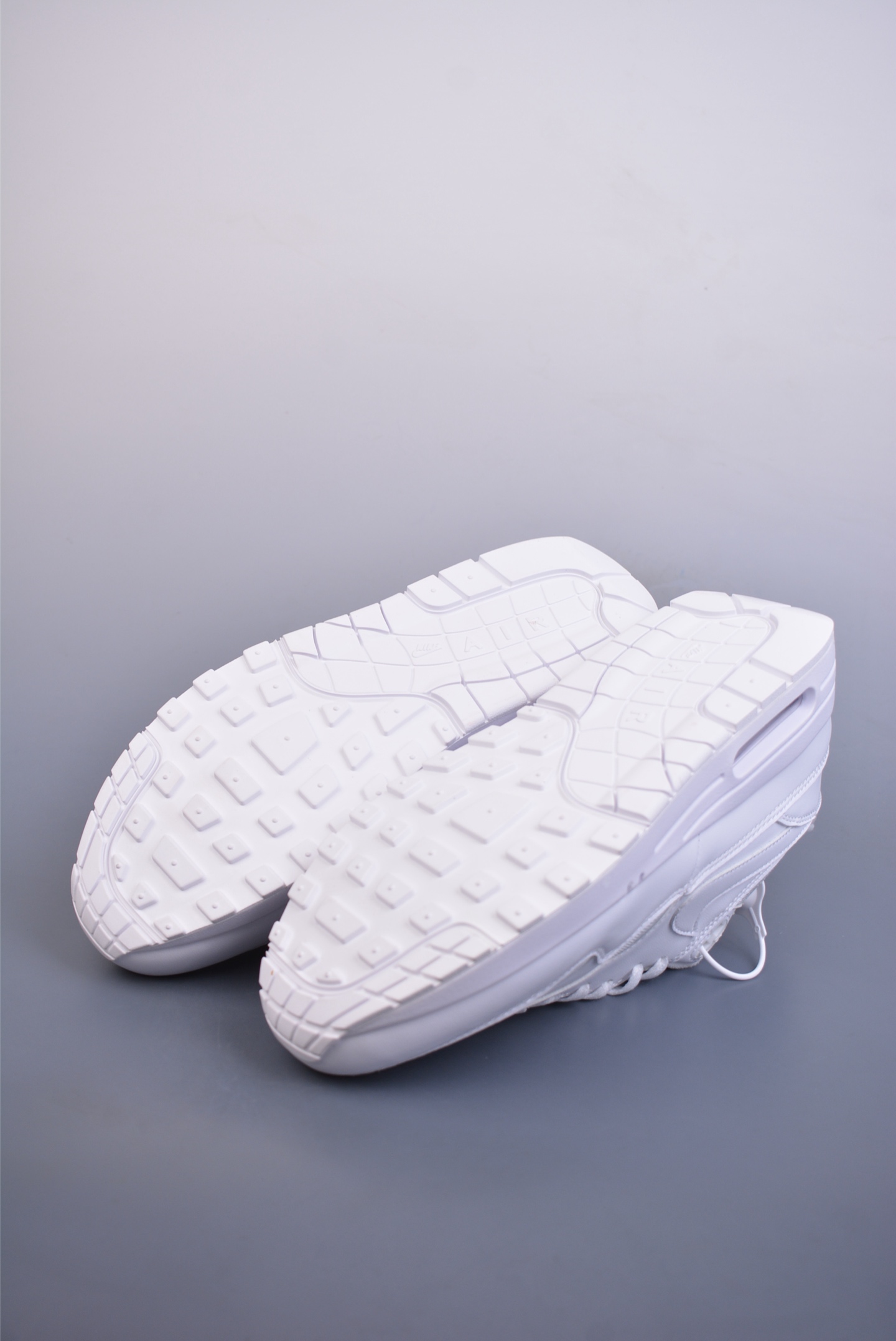 Nike Air Max 1 PRM Retro 'White' 87 Running Shoes Leather White 454746-107