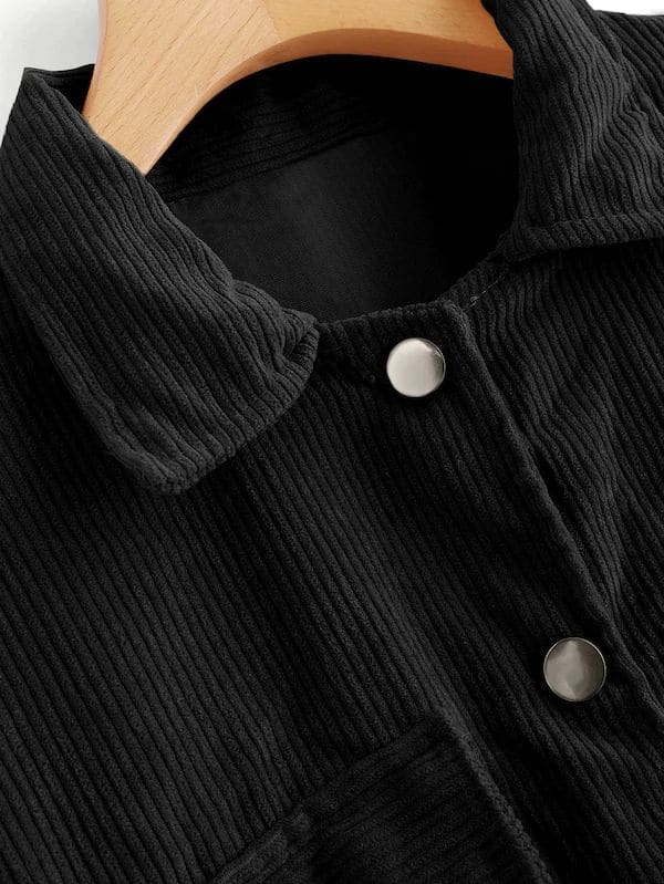 Plus Pocket Side Corduroy Jacket