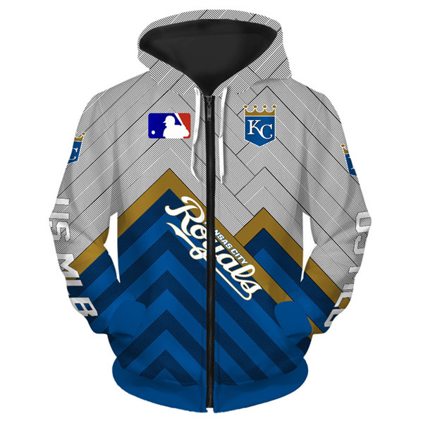 KANSAS CITY ROYALS 3D HOODIES KCR002