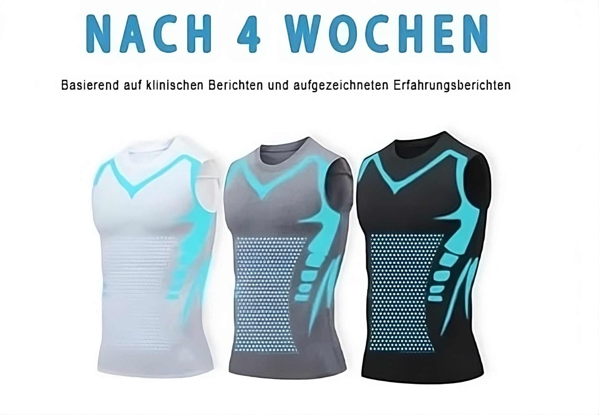 Quick-drying body shaping ionic ice undershirt