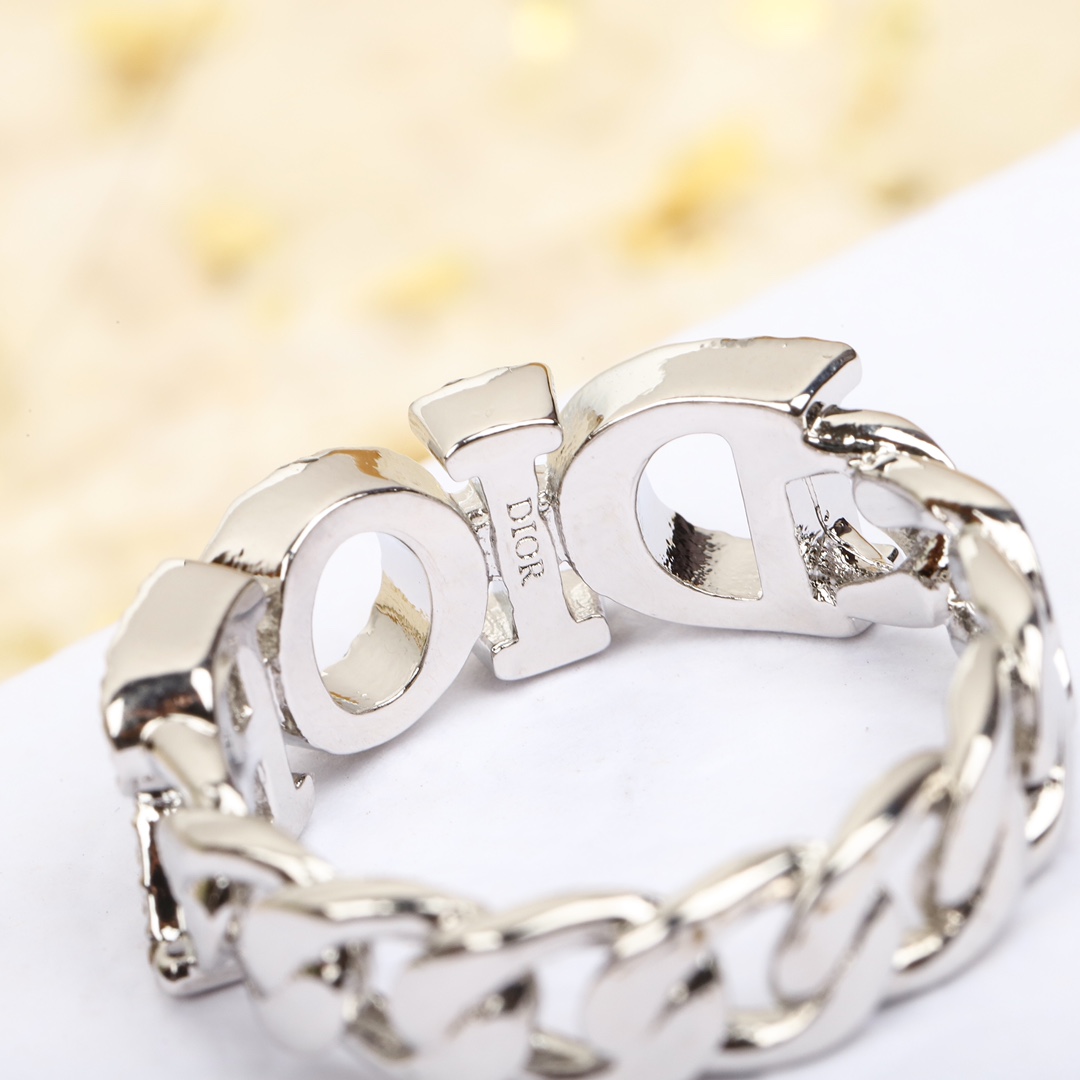 Dior Alphabet Full Diamond Ring