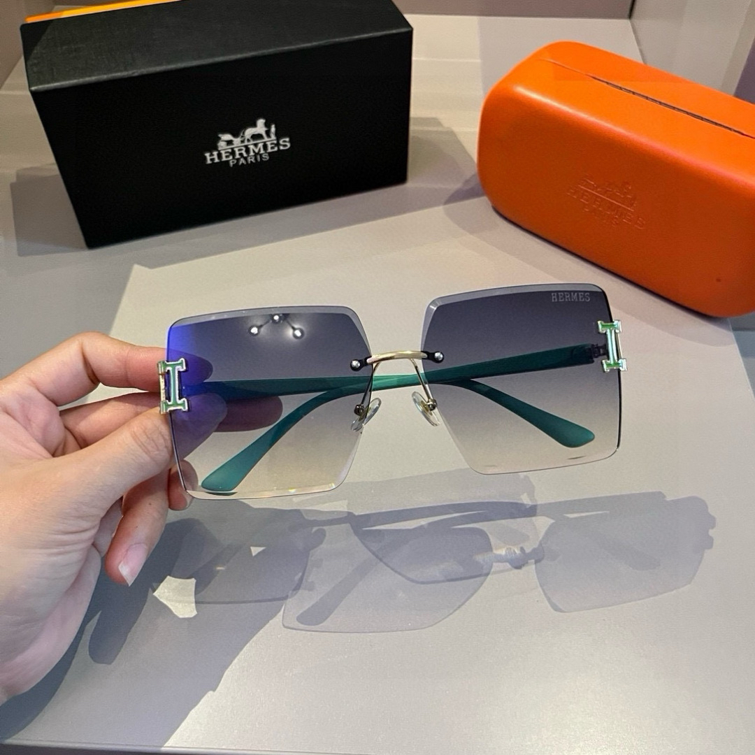 Hermes rimless sunglasses