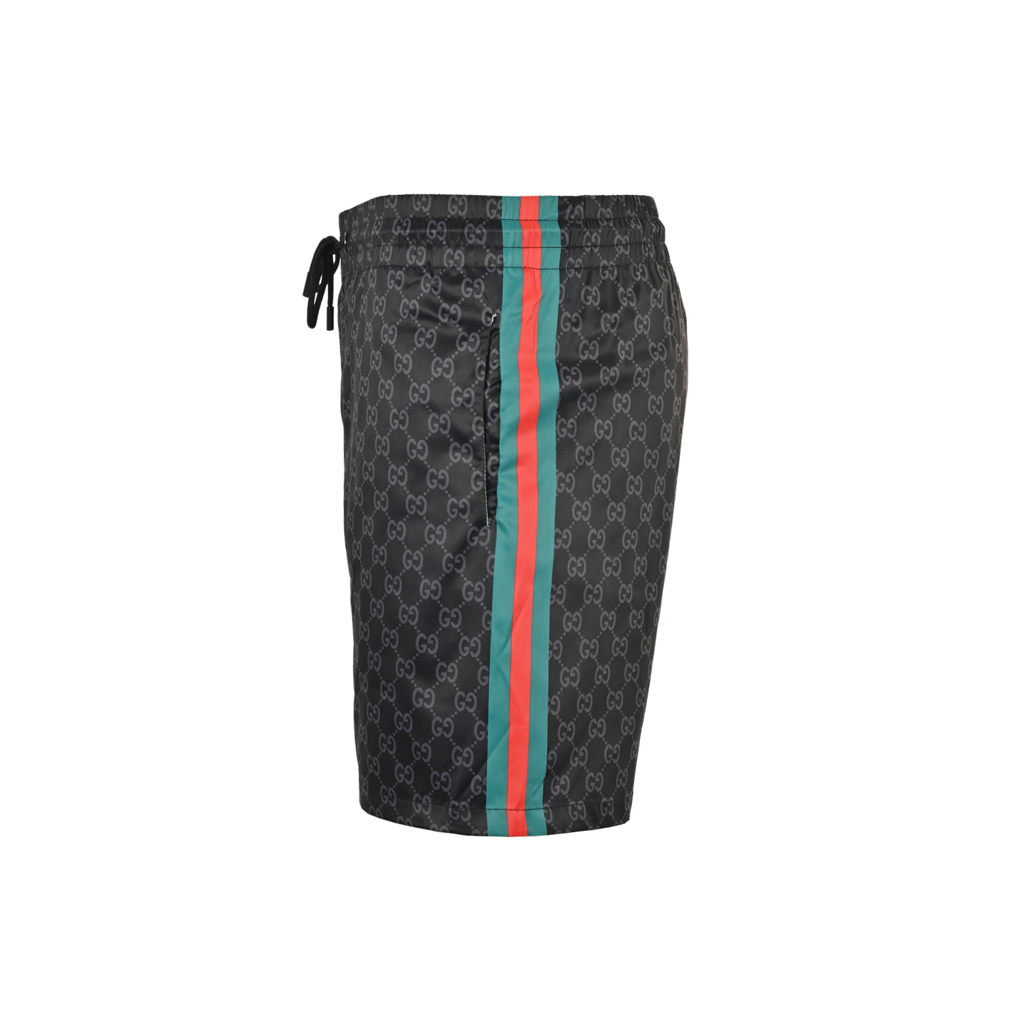 Gucci 25ss beach shorts with red and green side print