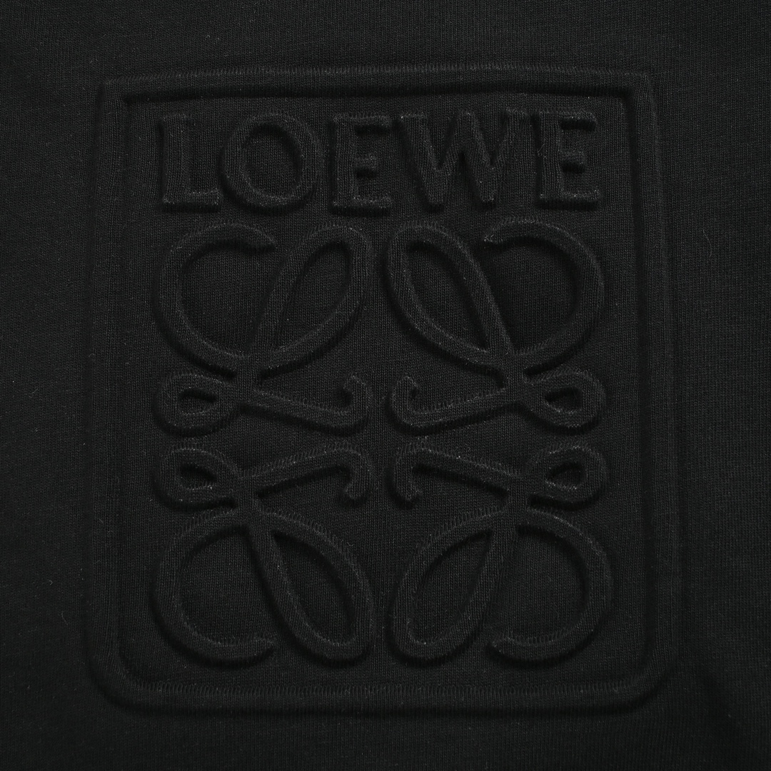 Loewe 23ss embossed logo short sleeve