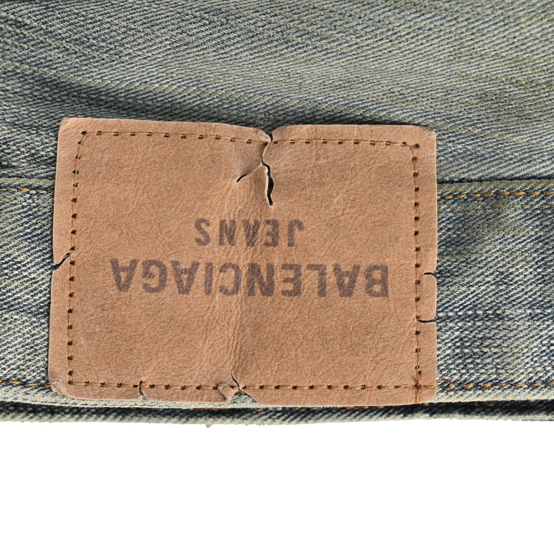 Balenciaga 24Fw Y2K Totem Pattern Drawstring Jeans