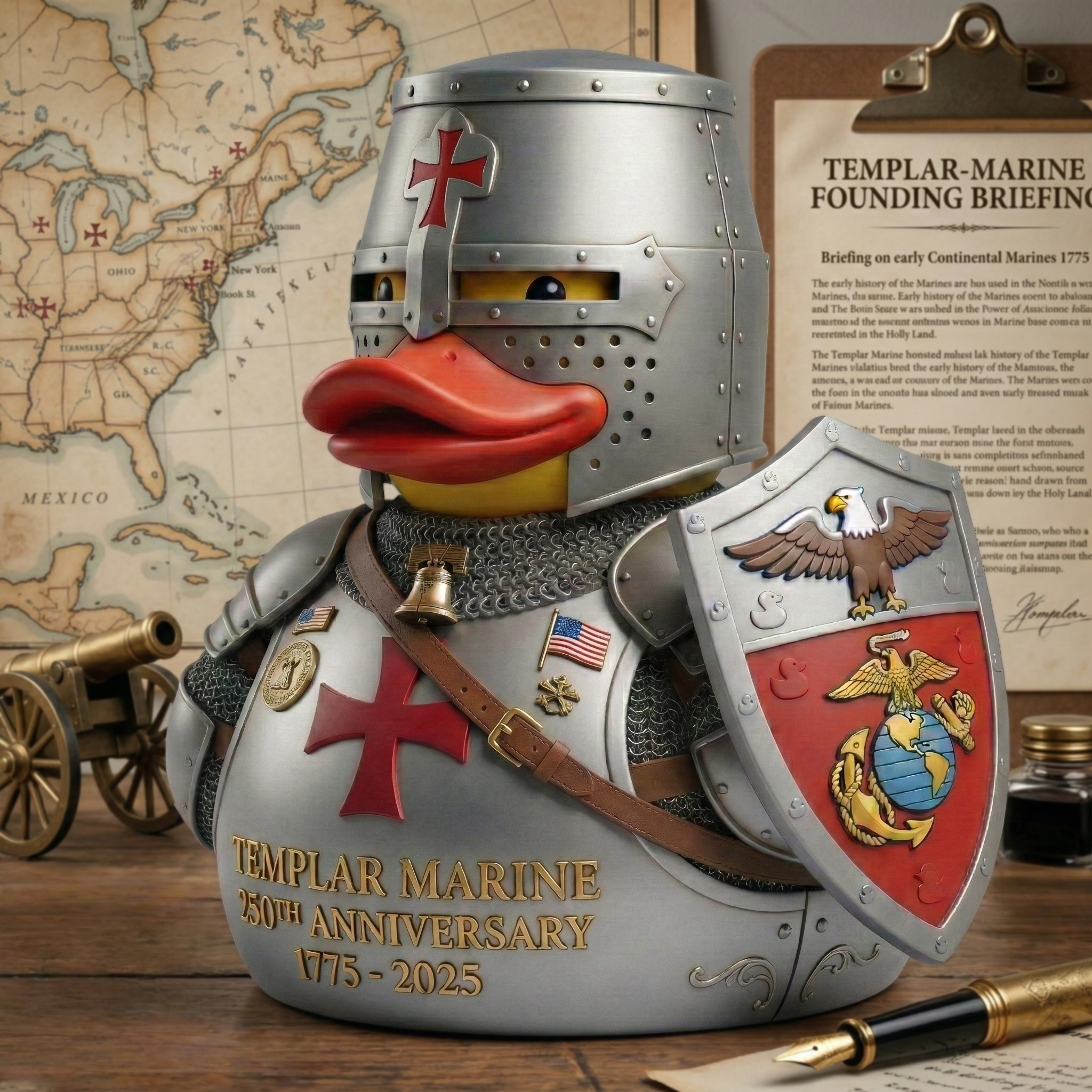 Templar Marine 250th Anniversary Duck