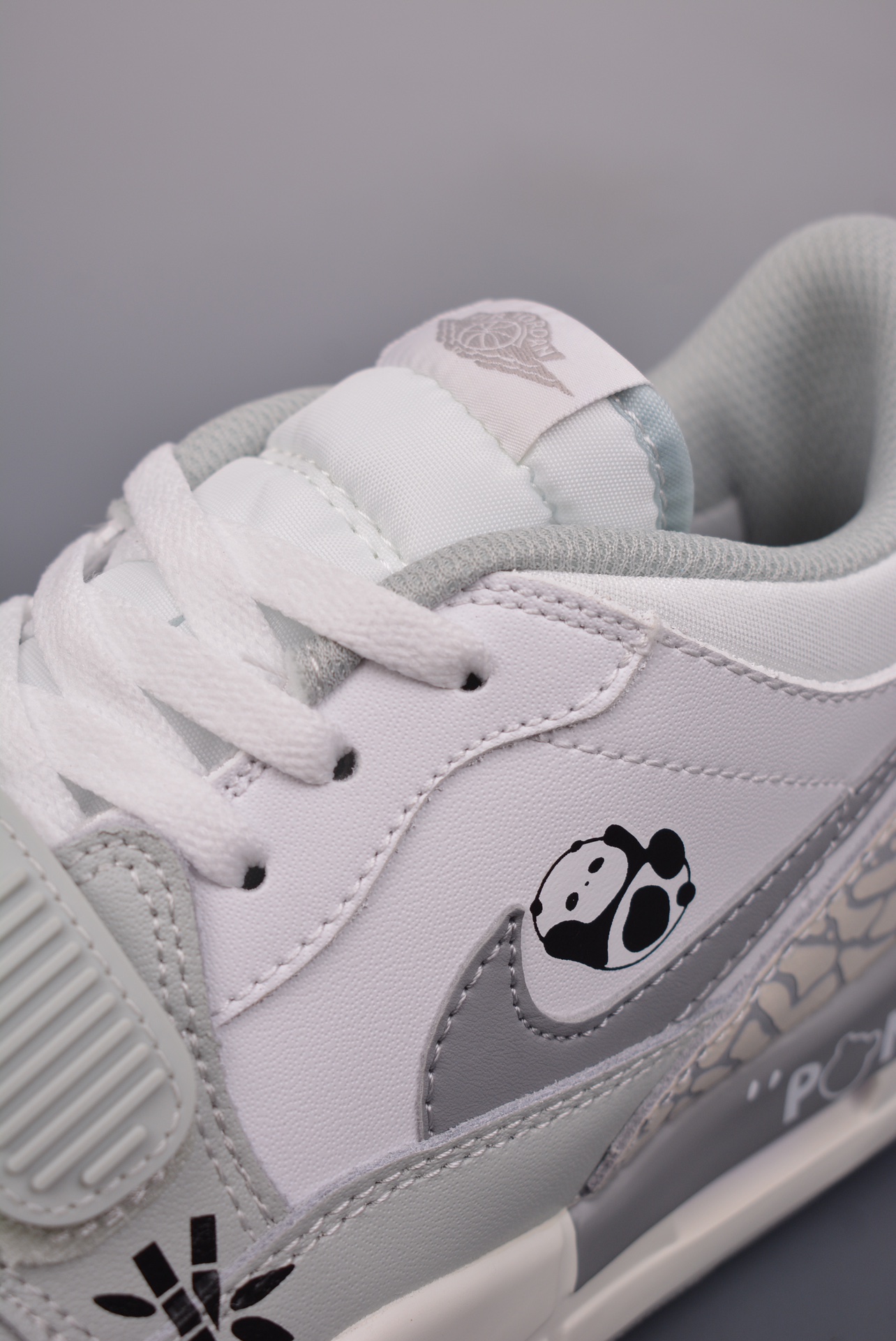 Air Jordan Legacy 312 Pouting Panda Gray and White