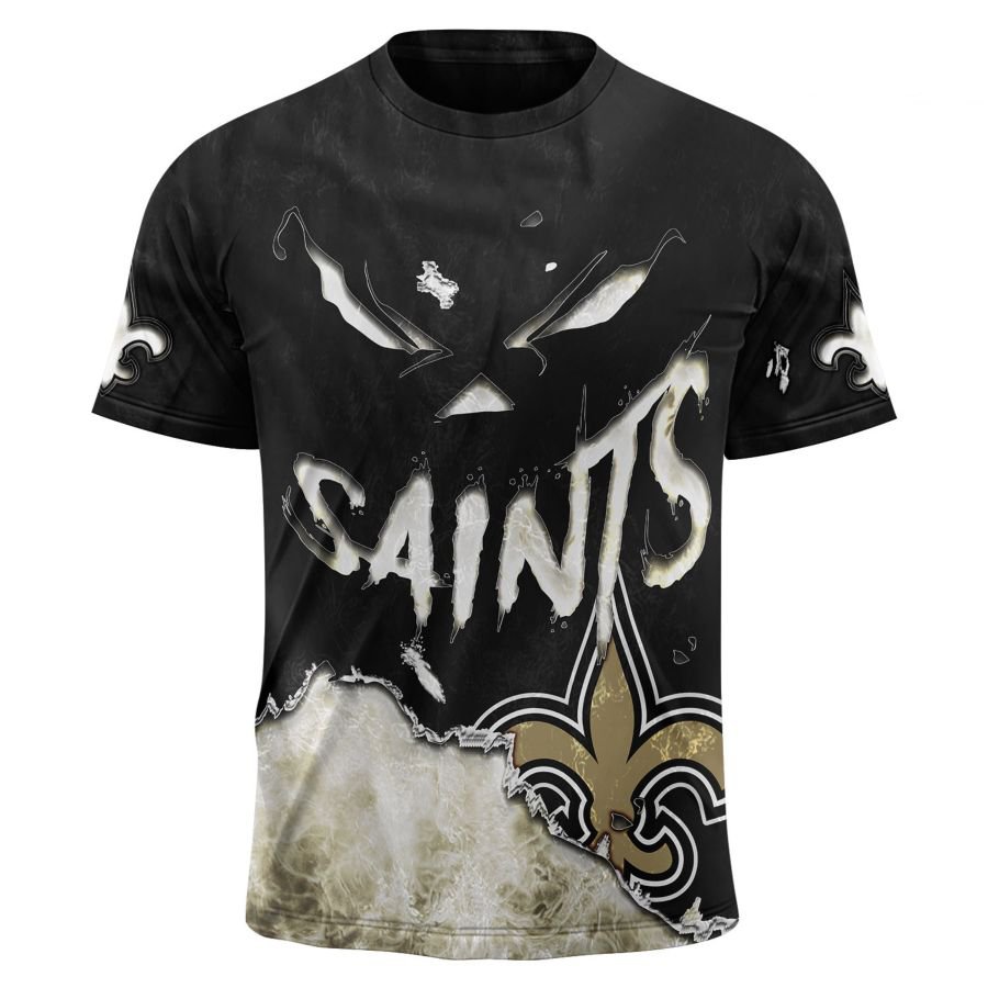 NEW ORLEANS SAINTS 3D HOODIE HALLOWEEN001