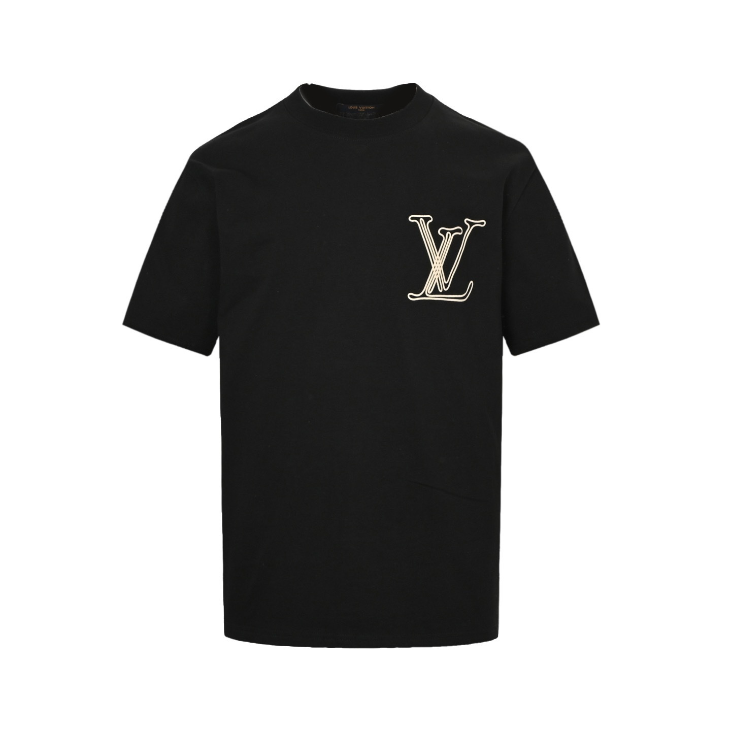 Louis Vuitton 25ss line logo foam print short sleeves