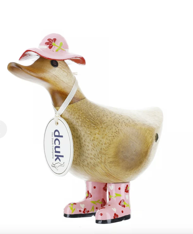 Floral Hat & Boots Ducky's