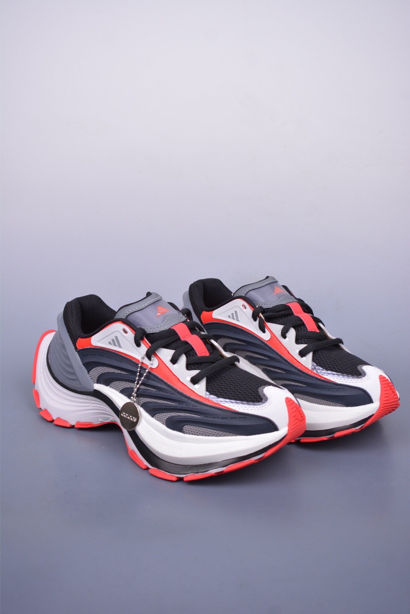 Adidas Vento XLG MTW Daddy Shoes Black, Gray and Red JR6392