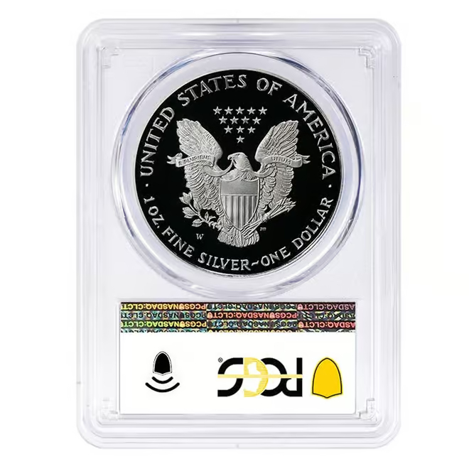 1995-W 1 oz Proof Silver American Eagle PCGS PF 69 DCAM