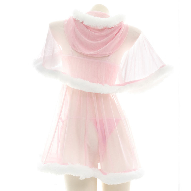 See Through Cloak Lingerie Dress
