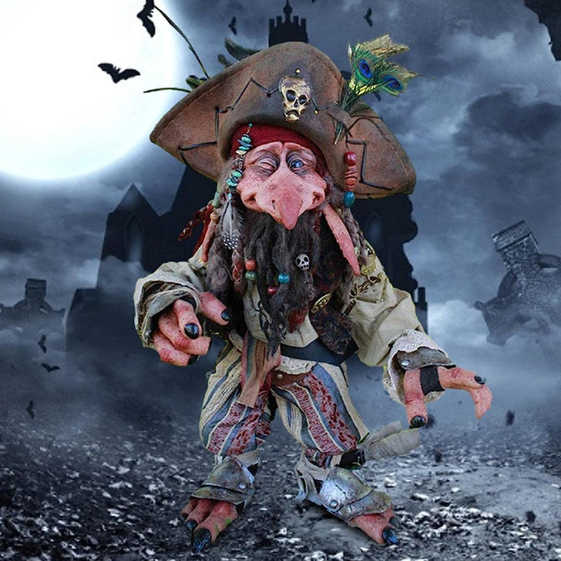 🔥Last Day Promotion-SAVE 50% OFF🔥🌸Halloween Garden/Home Decor💐-Witchcraft Pirate Gnome --BUY 3 GET 20% OFF & FREE SHIPPING