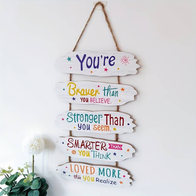 🔥Inspirational slogan decorative signs