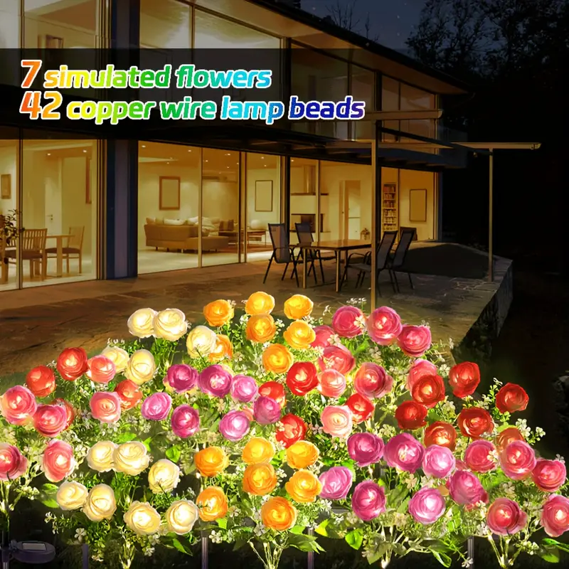 🔥🔥Hot Sale🌺🌺Outdoor Decorative Solar Garden Lights