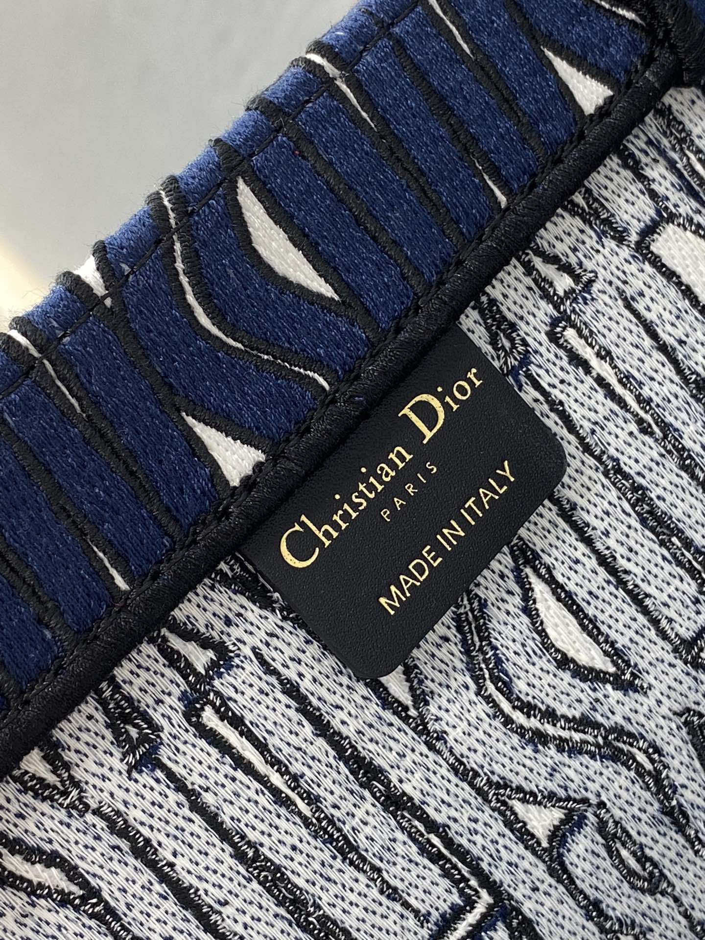 Dior Miss Embroidered Tote Shopping Bag
