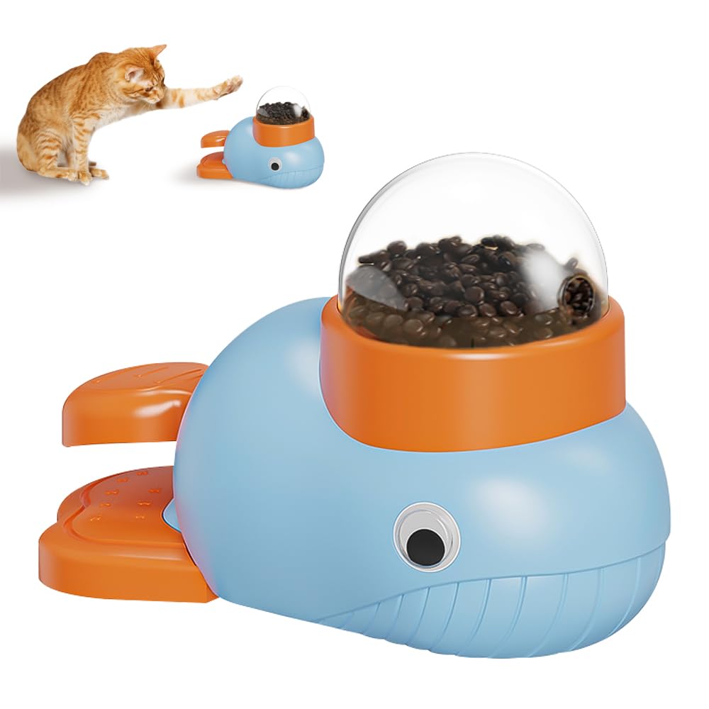Dog Interactive Treat Dispenser Multifunctional Feeder for Pet Enrichment, Durable Slow Toy
