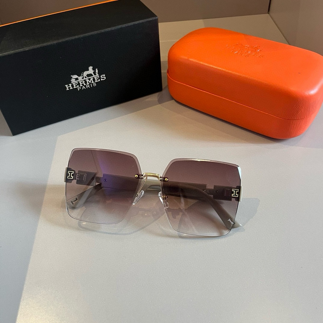 Hermes rimless sunglasses