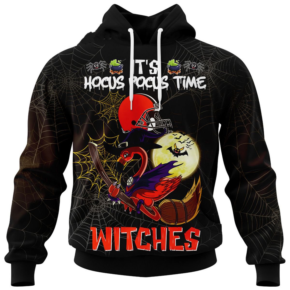 CLEVELAND BROWNS 3D HOODIE HALLOWEEN002