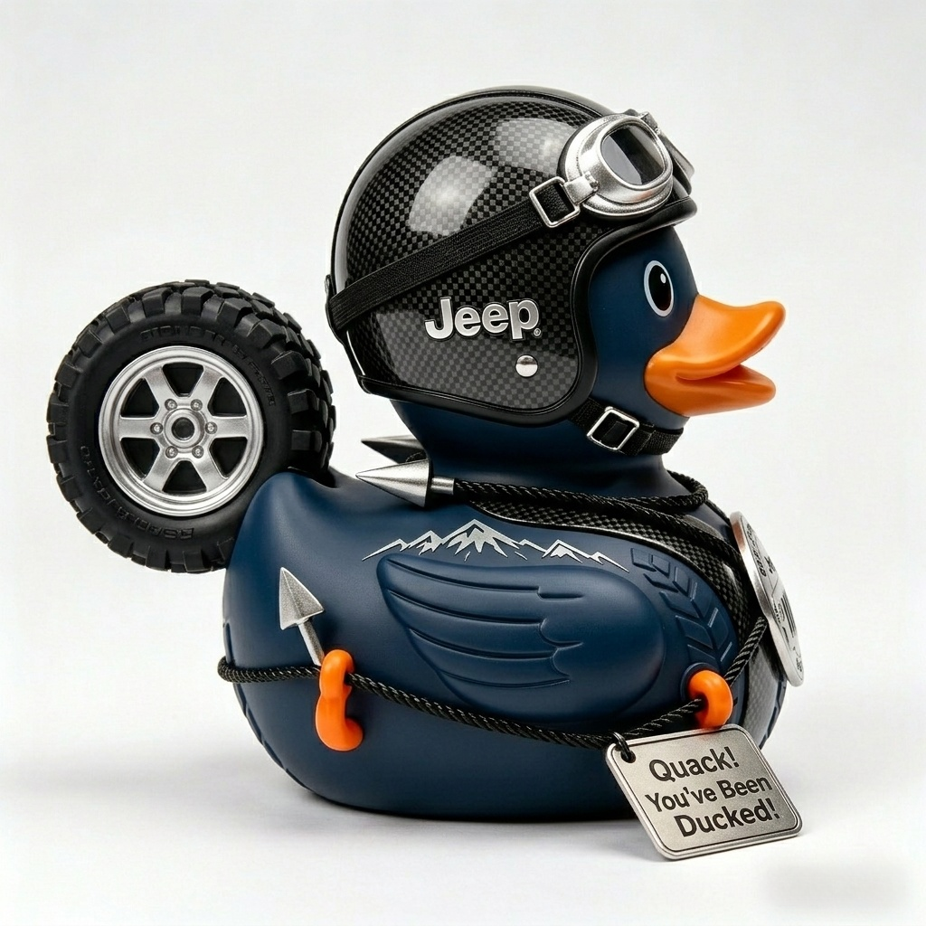 Carbon Fiber Jeep 85th Anniversary Duck - Limited Edition Offroad Rubber Duck