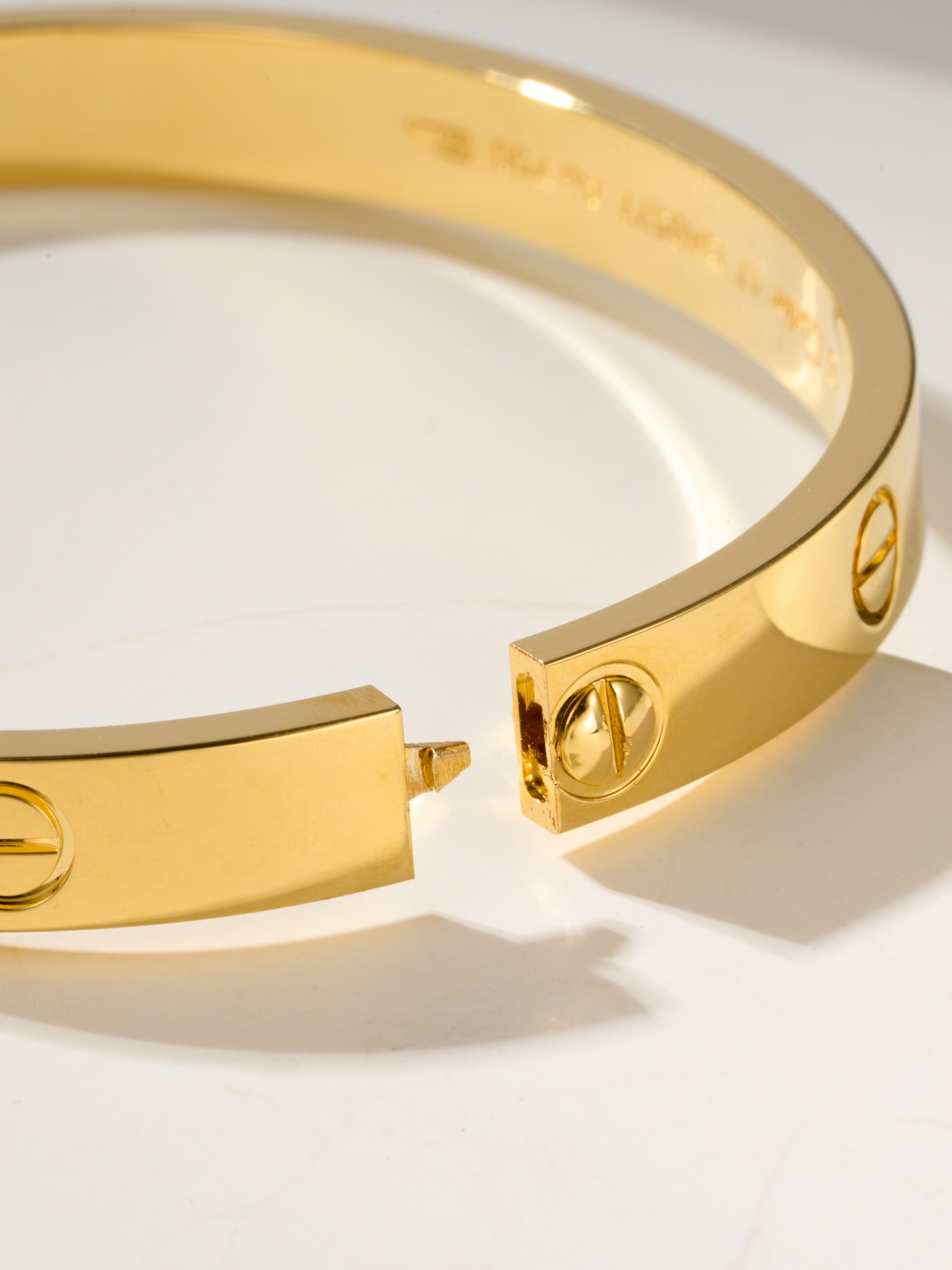 Cartier 2025 6.1mm medium version single open diamond-free bracelet