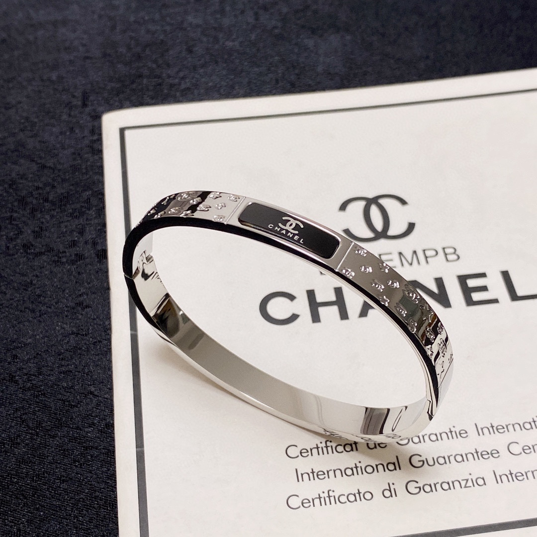 Chanel silver bracelet