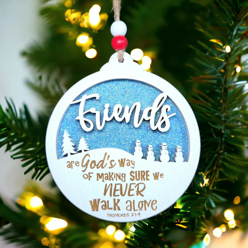 Friendship Christmas Ornament