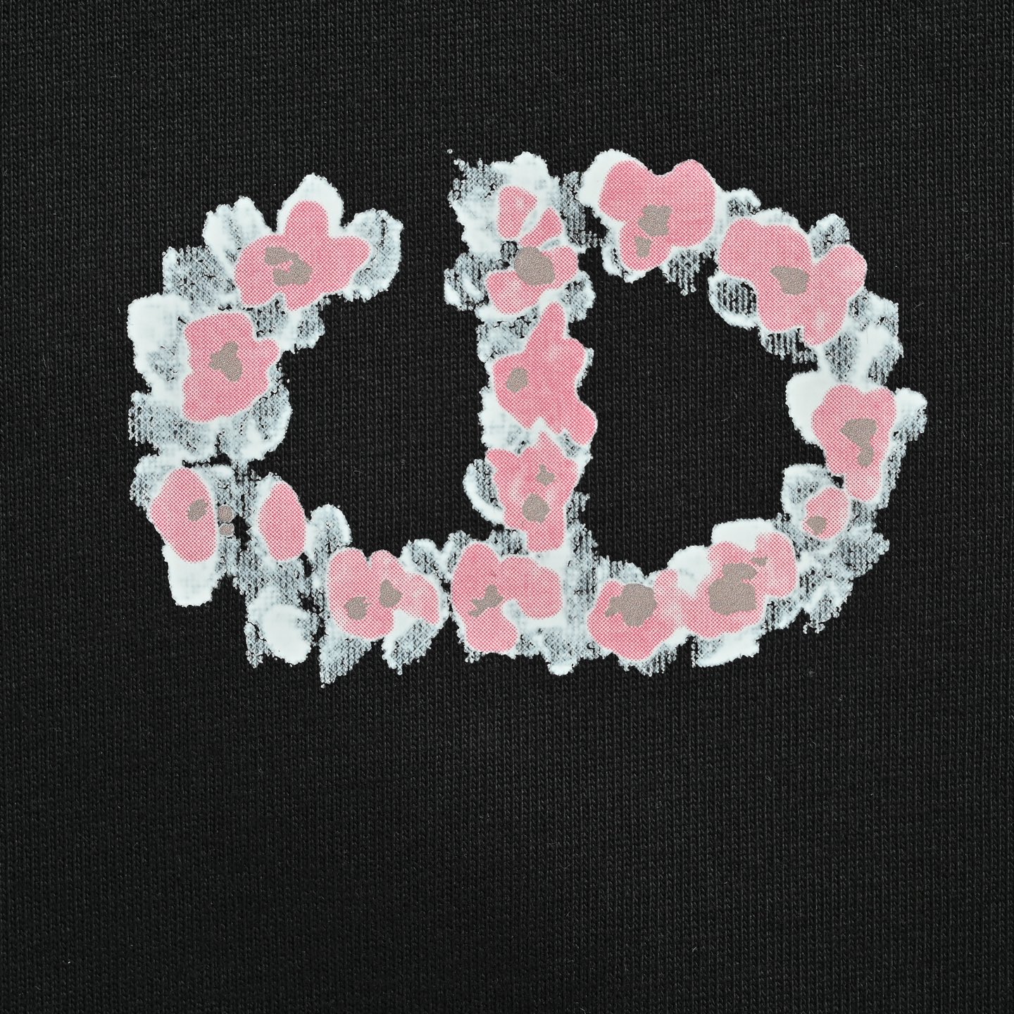Dior 25ss floral print short-sleeve