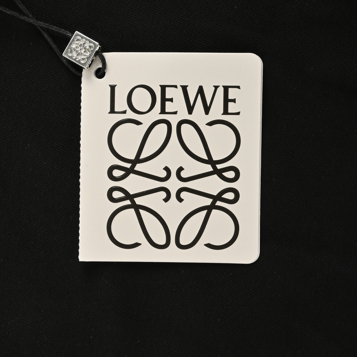 Loewe 24ss heart flocked embroidered logo short sleeves